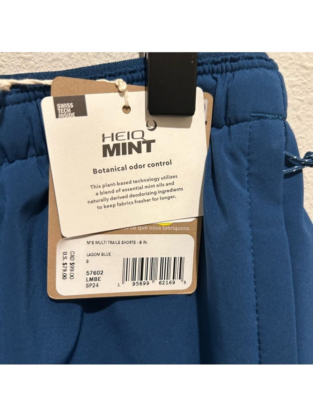 Patagonia Trail Liner Shorts – Men’s Small – Lagom Blue – 8" Inseam – NWT - Picture 5 of 5